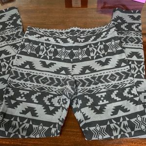 Cute express print leggings